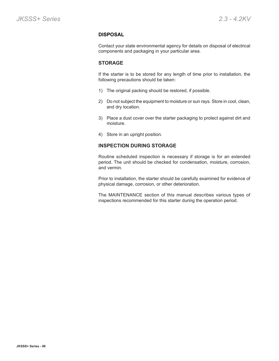 Jksss+ series 2.3 - 4.2kv | Toshiba VF010H05 User Manual | Page 104 / 106