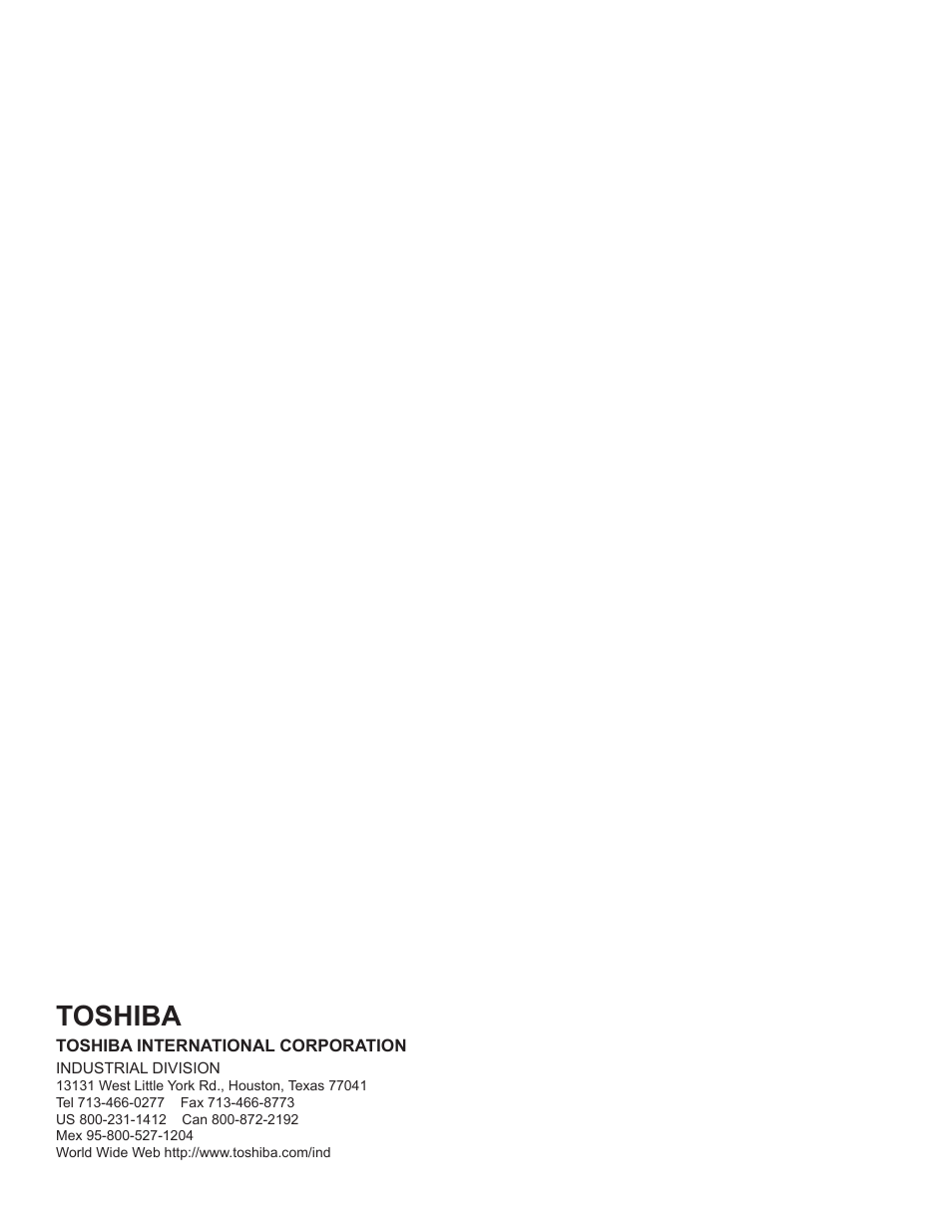 Toshiba | Toshiba VF010H05 User Manual | Page 106 / 106