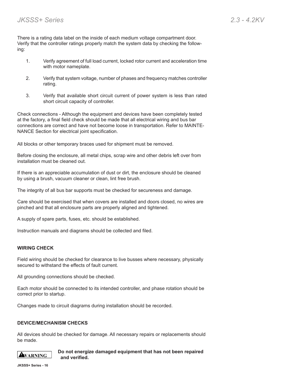 Jksss+ series 2.3 - 4.2kv | Toshiba VF010H05 User Manual | Page 22 / 106