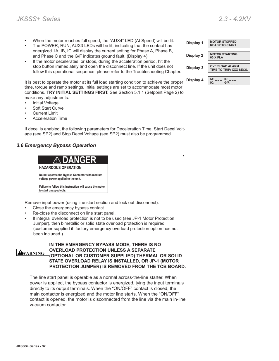 Danger, Jksss+ series 2.3 - 4.2kv | Toshiba VF010H05 User Manual | Page 38 / 106