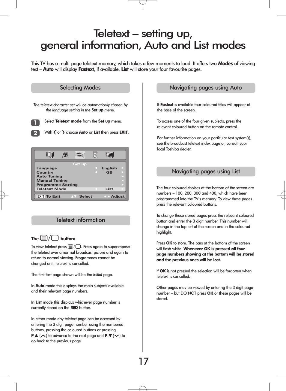 Toshiba ZH36 Series User Manual | Page 17 / 20