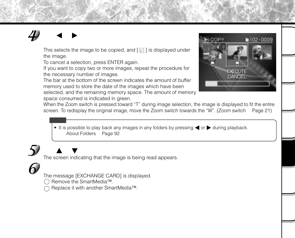 Copying images (continued) | Toshiba PDR-M71 User Manual | Page 101 / 140