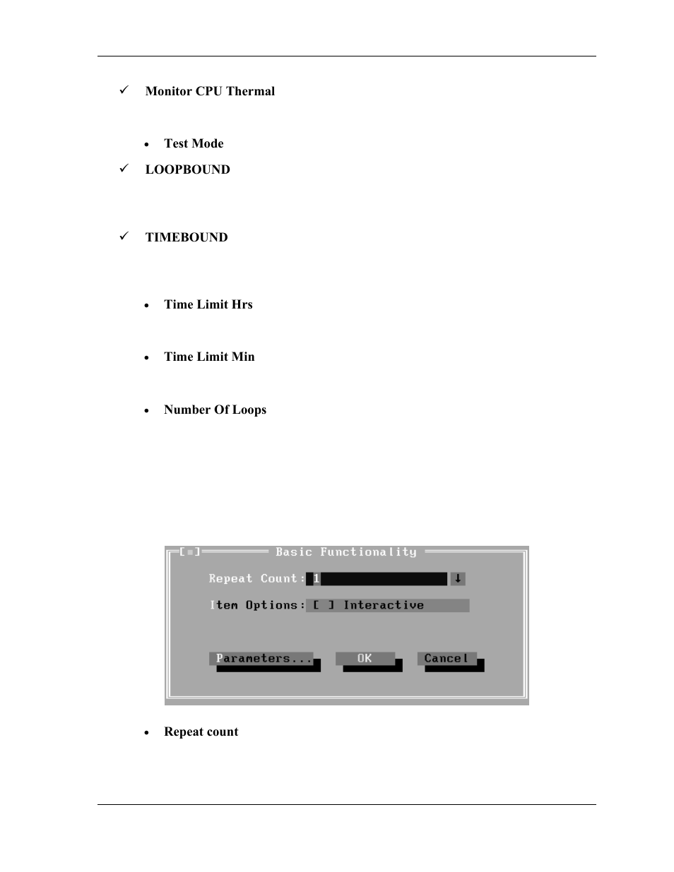 3 item’s parameters configuration, Item’s parameters configuration | Toshiba M40 User Manual | Page 85 / 262