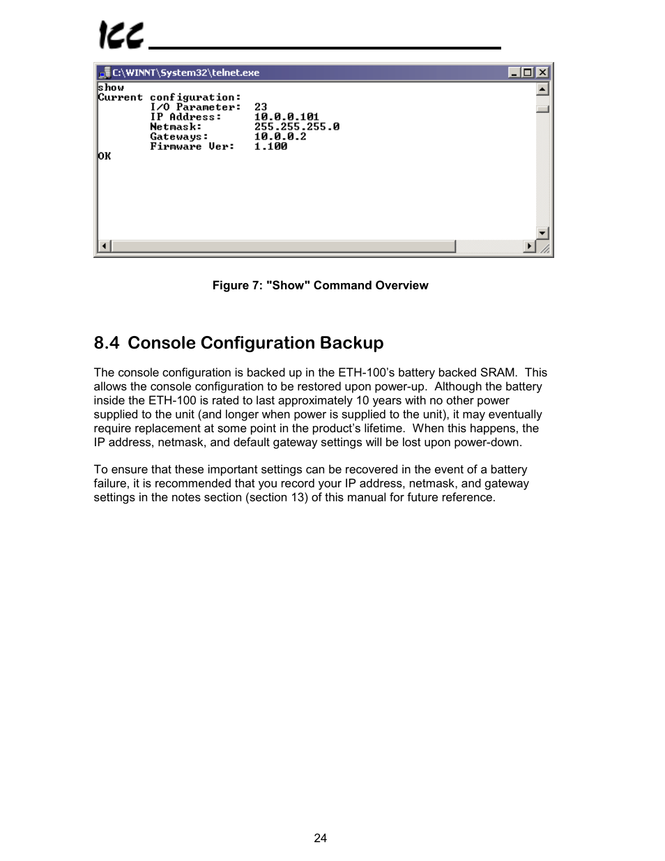 4 console configuration backup | Toshiba VF-A7 User Manual | Page 25 / 50