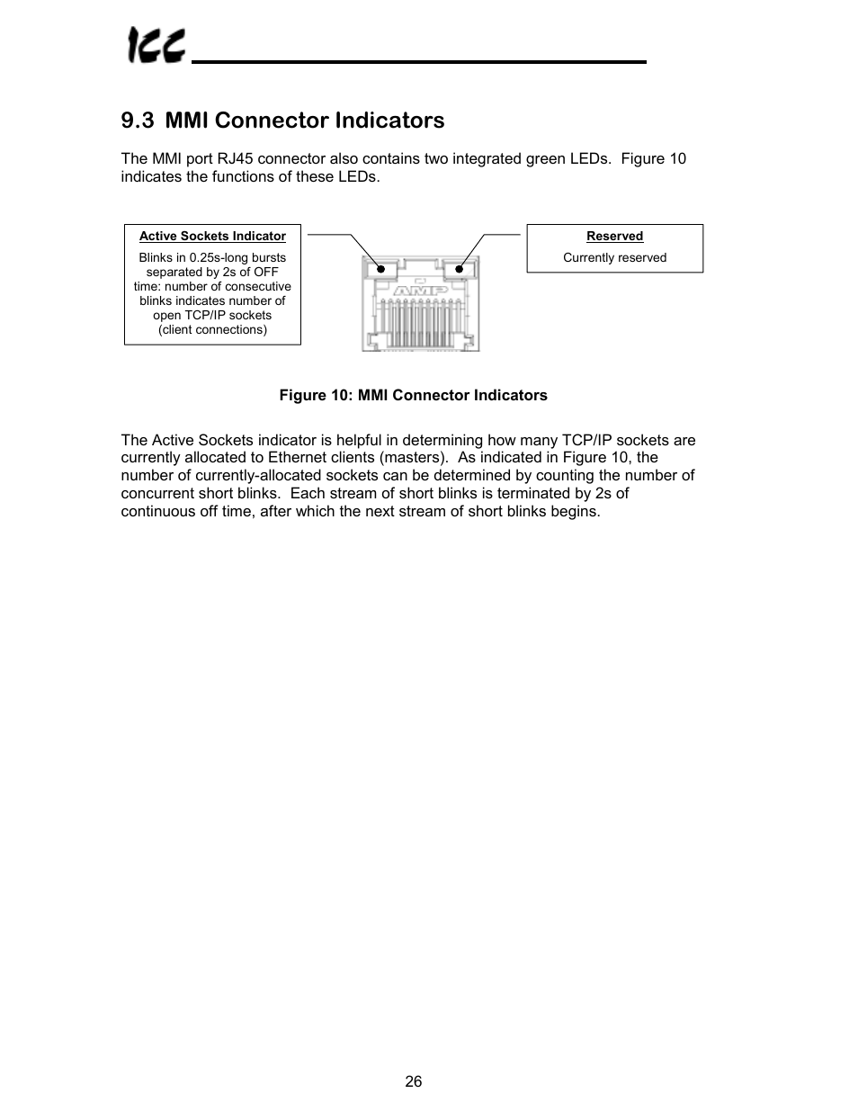 3 mmi connector indicators | Toshiba VF-A7 User Manual | Page 27 / 50