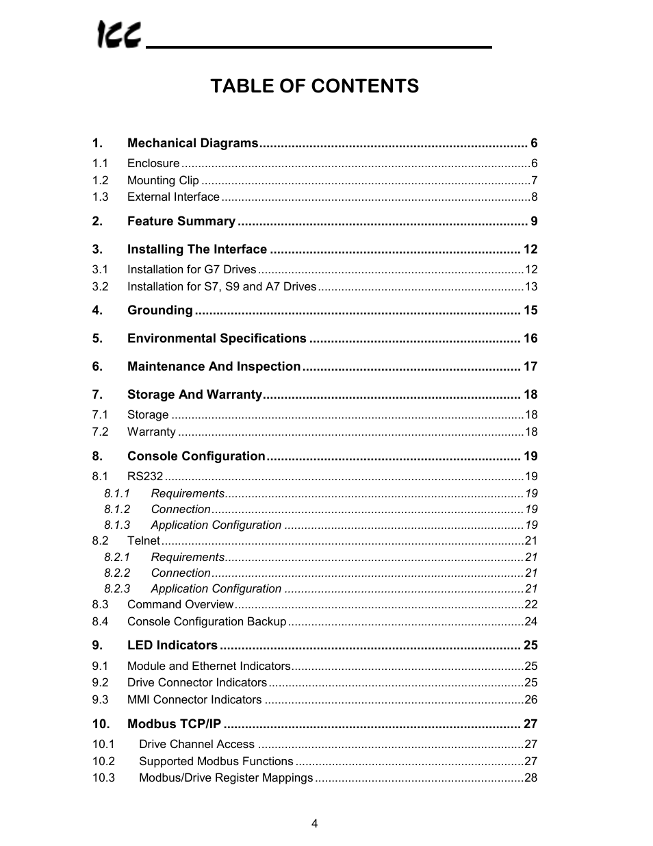 Toshiba VF-A7 User Manual | Page 5 / 50