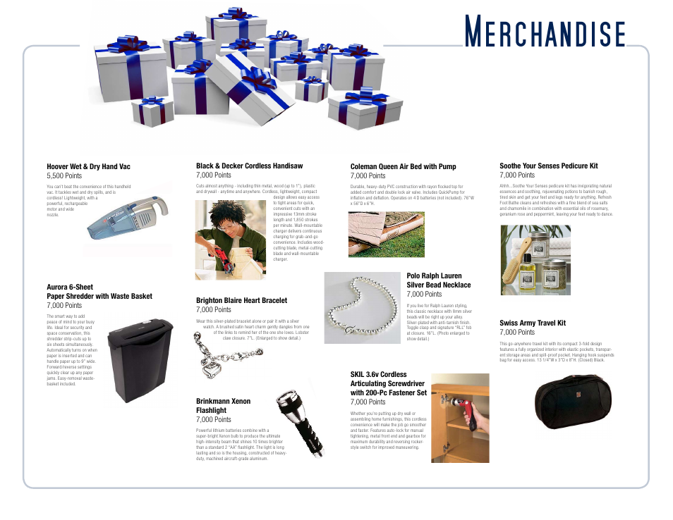Merchandise | Toshiba Camera/ Camcorder User Manual | Page 15 / 27