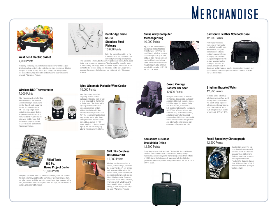 Merchandise | Toshiba Camera/ Camcorder User Manual | Page 16 / 27