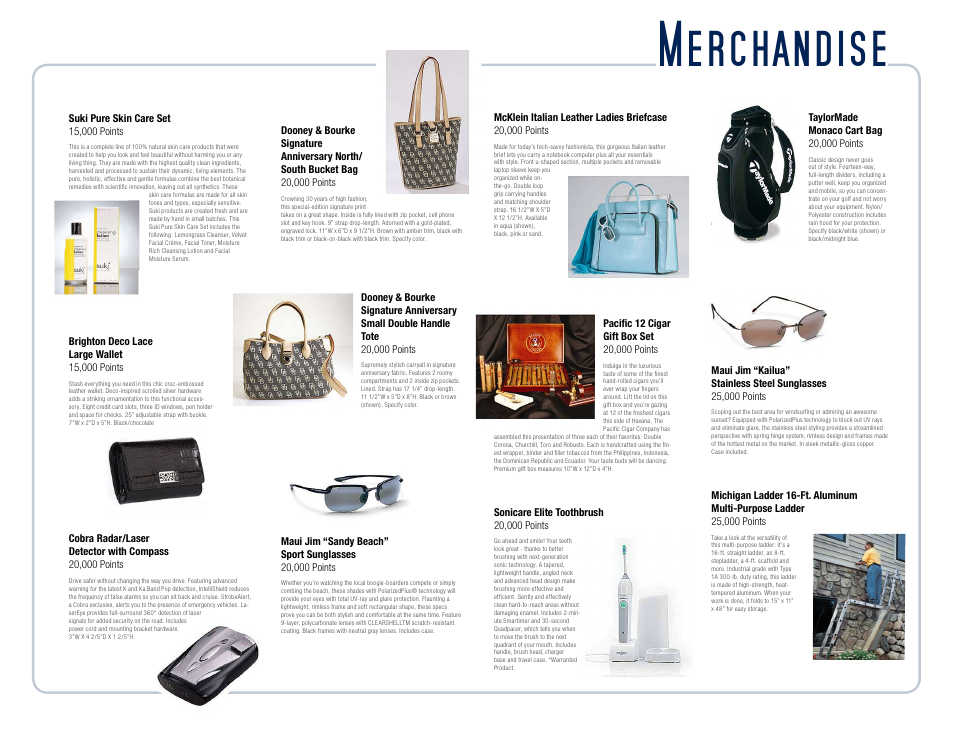 Merchandise | Toshiba Camera/ Camcorder User Manual | Page 17 / 27