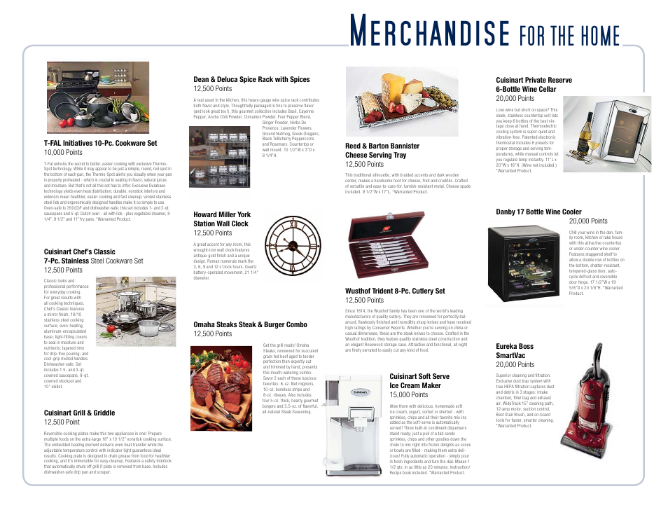 Merchandise, For the home | Toshiba Camera/ Camcorder User Manual | Page 20 / 27