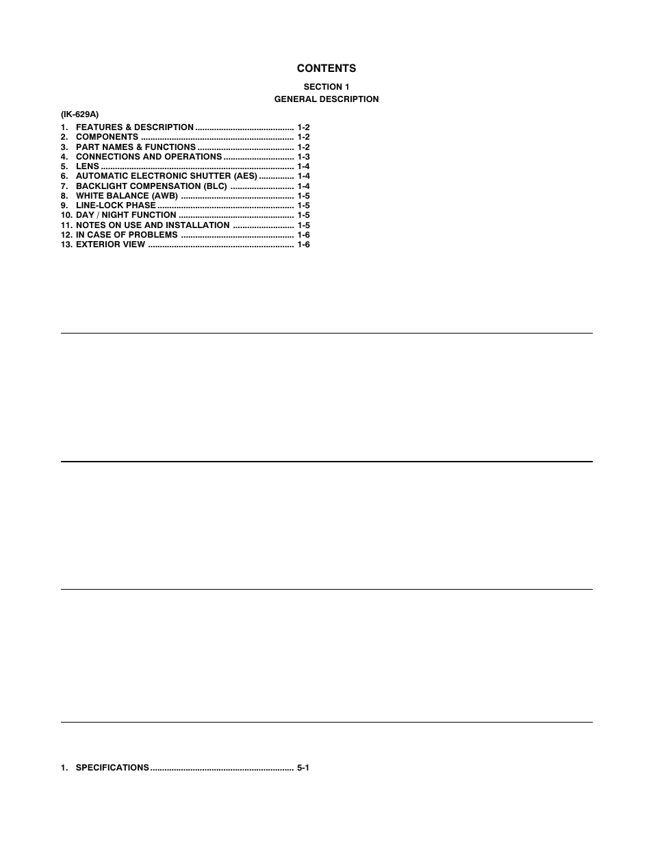 Toshiba IK-629A User Manual | Page 2 / 9