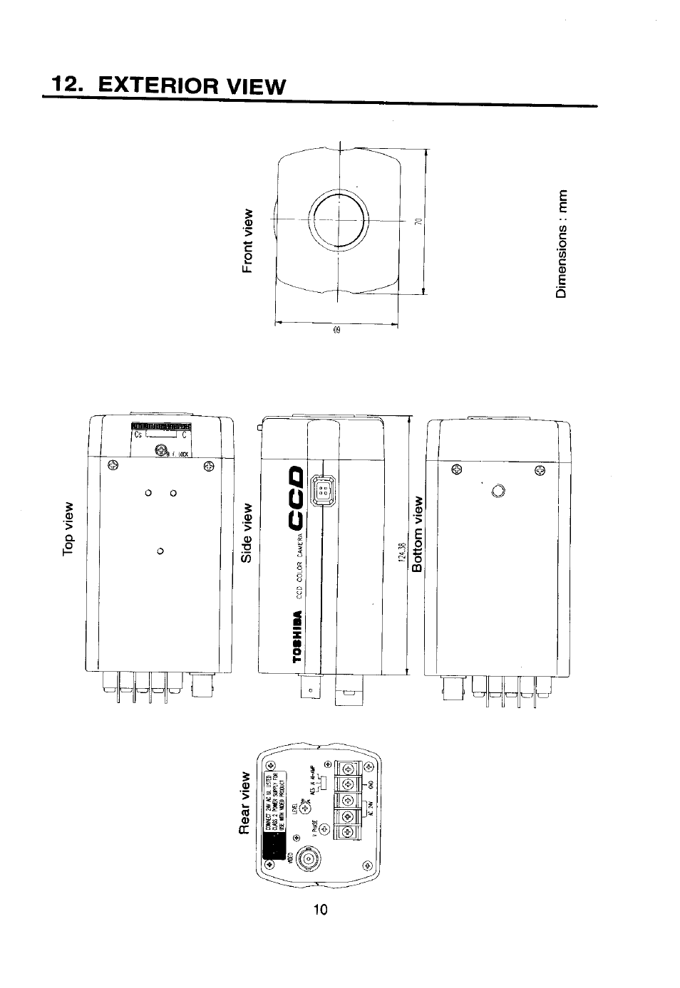 Toshiba IK-628A User Manual | Page 11 / 12