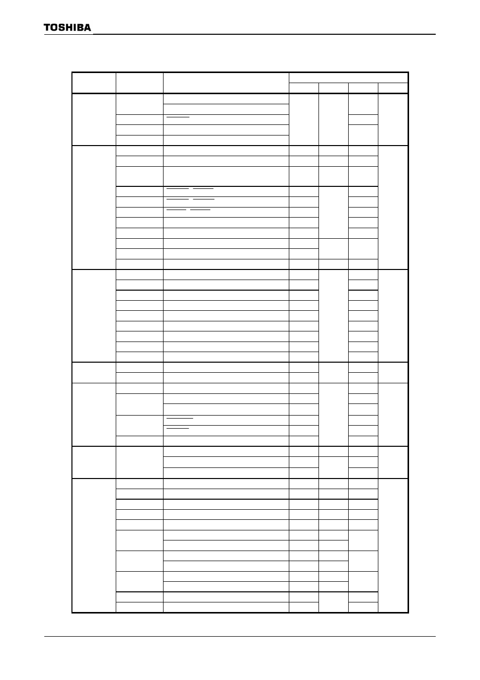 X: don’t care | Toshiba H1 Series User Manual | Page 118 / 751