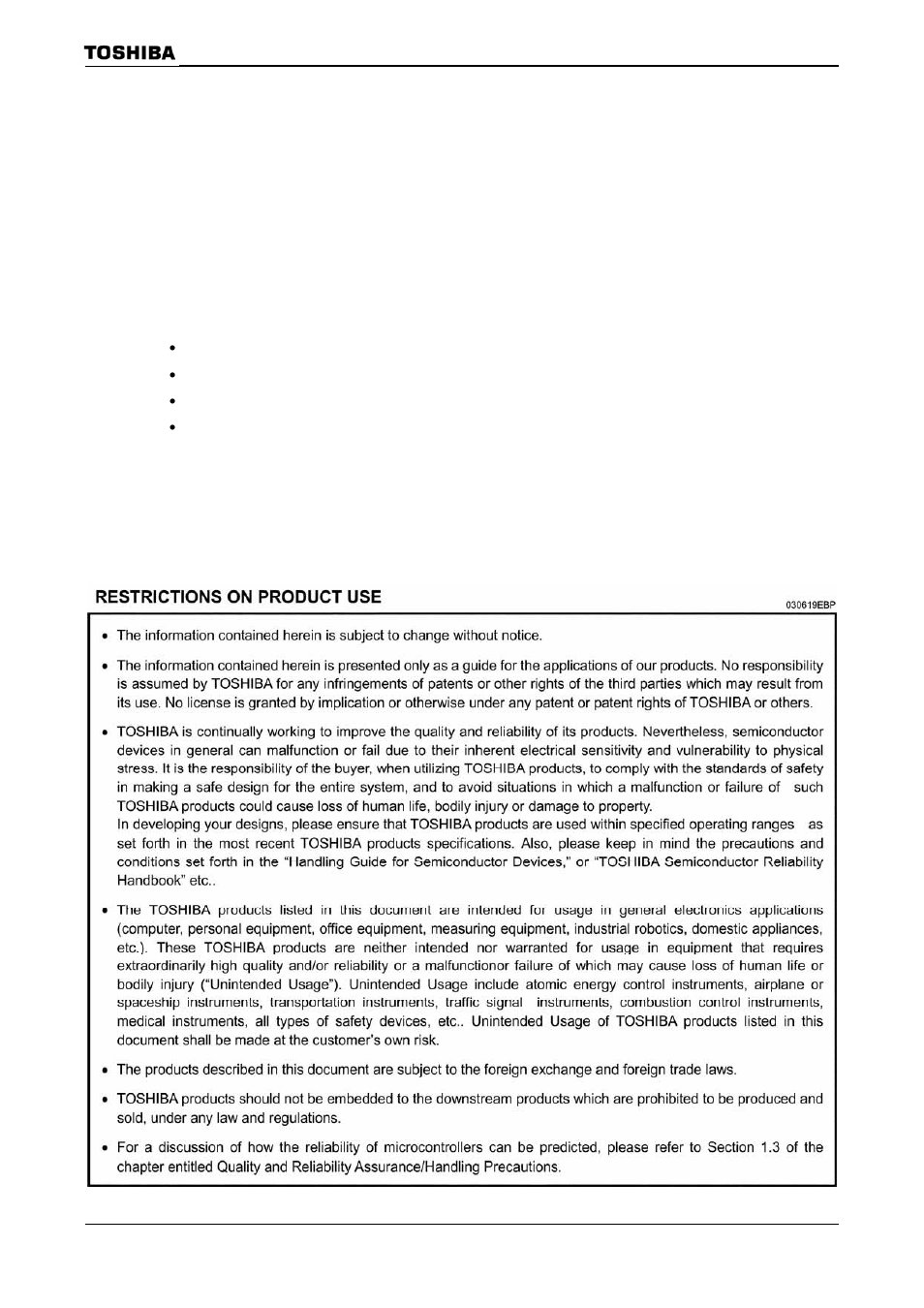 Outline and features, Cmos 32-bit micro controllers | Toshiba H1 Series User Manual | Page 4 / 751