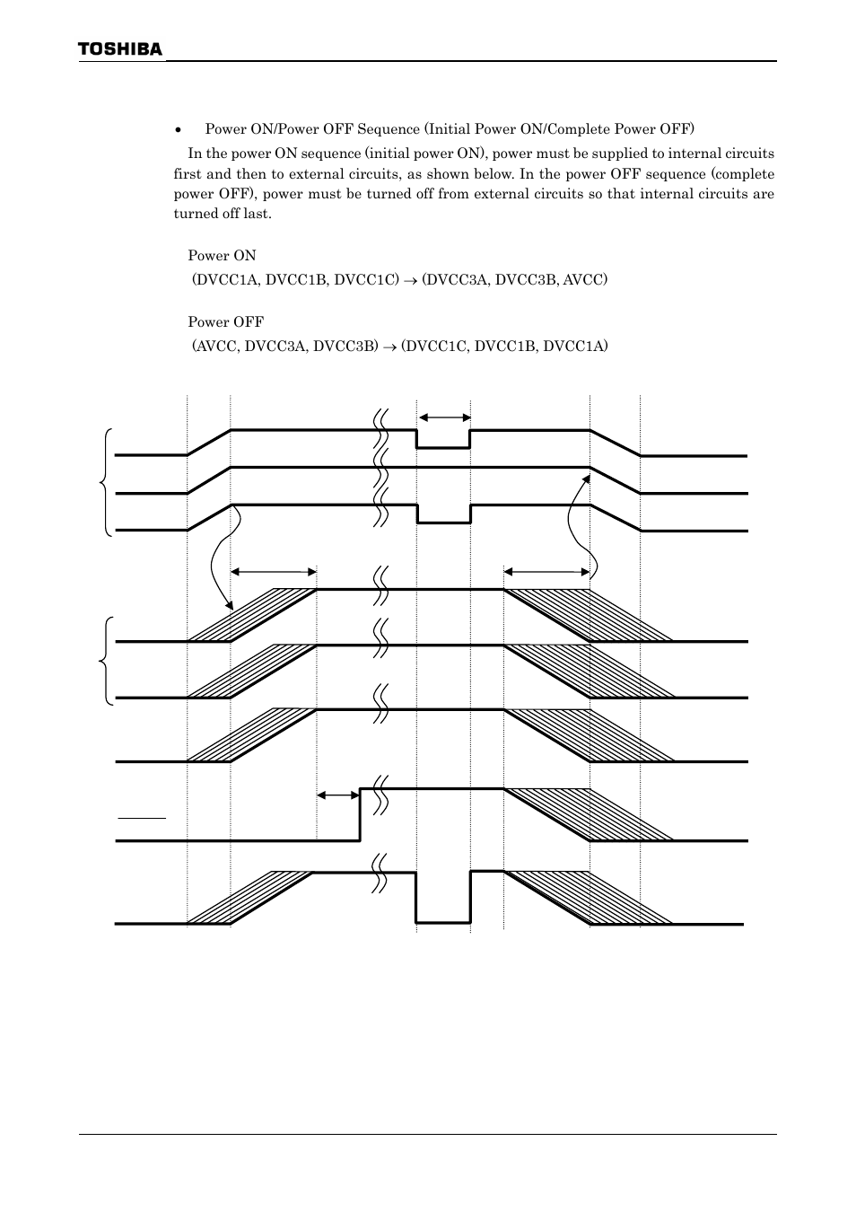 4 notes of power sequence | Toshiba H1 Series User Manual | Page 629 / 751