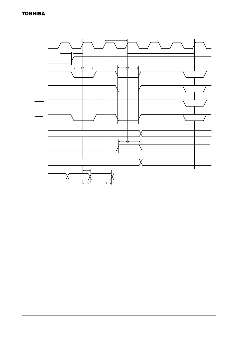 Tmp92cz26a, 4) sdram burst read timing (end burst timing) | Toshiba H1 Series User Manual | Page 658 / 751