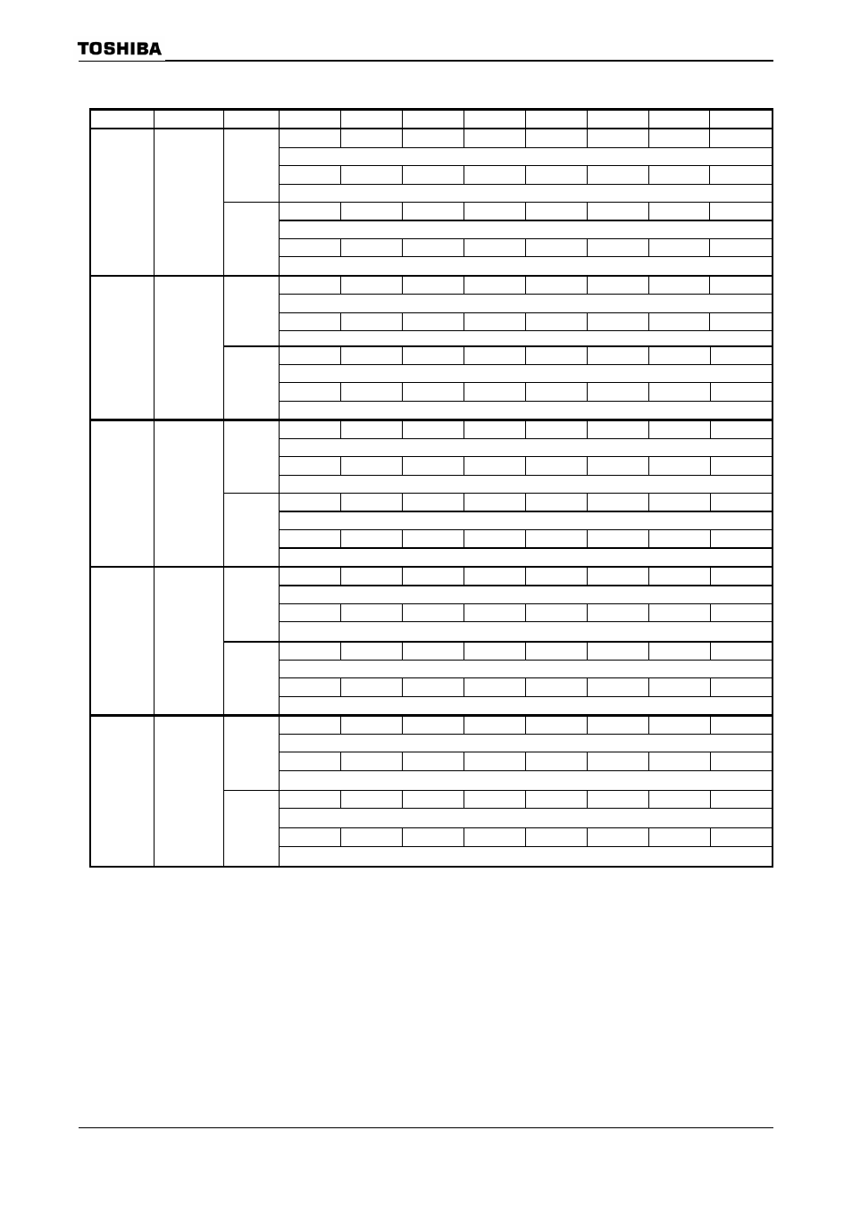 9) spic (2/2) symbol name | Toshiba H1 Series User Manual | Page 714 / 751