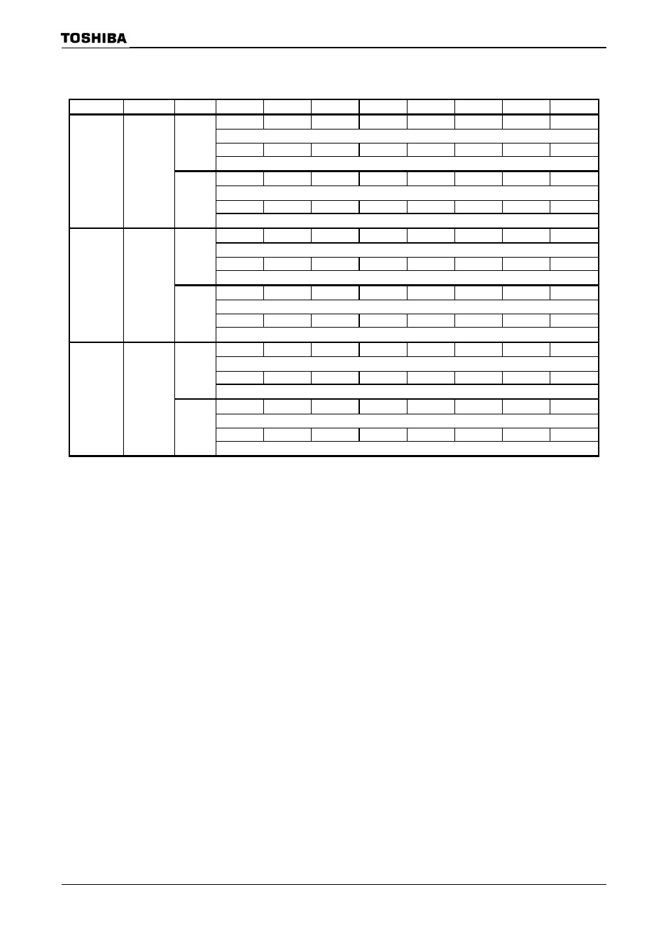 11) nand-flash controller (2/4) symbol name | Toshiba H1 Series User Manual | Page 724 / 751
