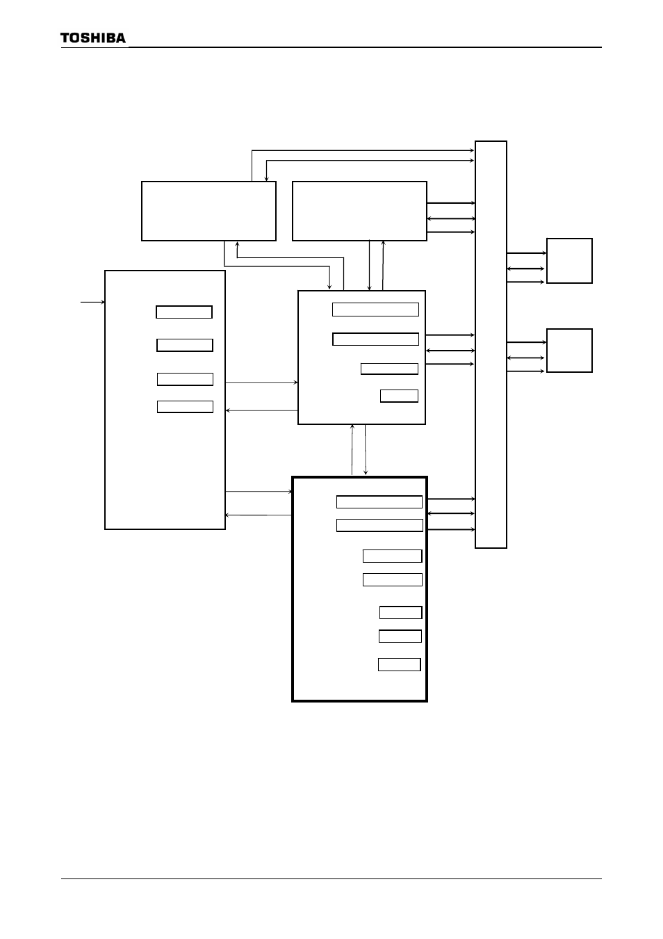 1 block diagram, Figure 3.6.1 overall block diagram, Dmac | Lcd controller, Sdram controller | Toshiba H1 Series User Manual | Page 92 / 751