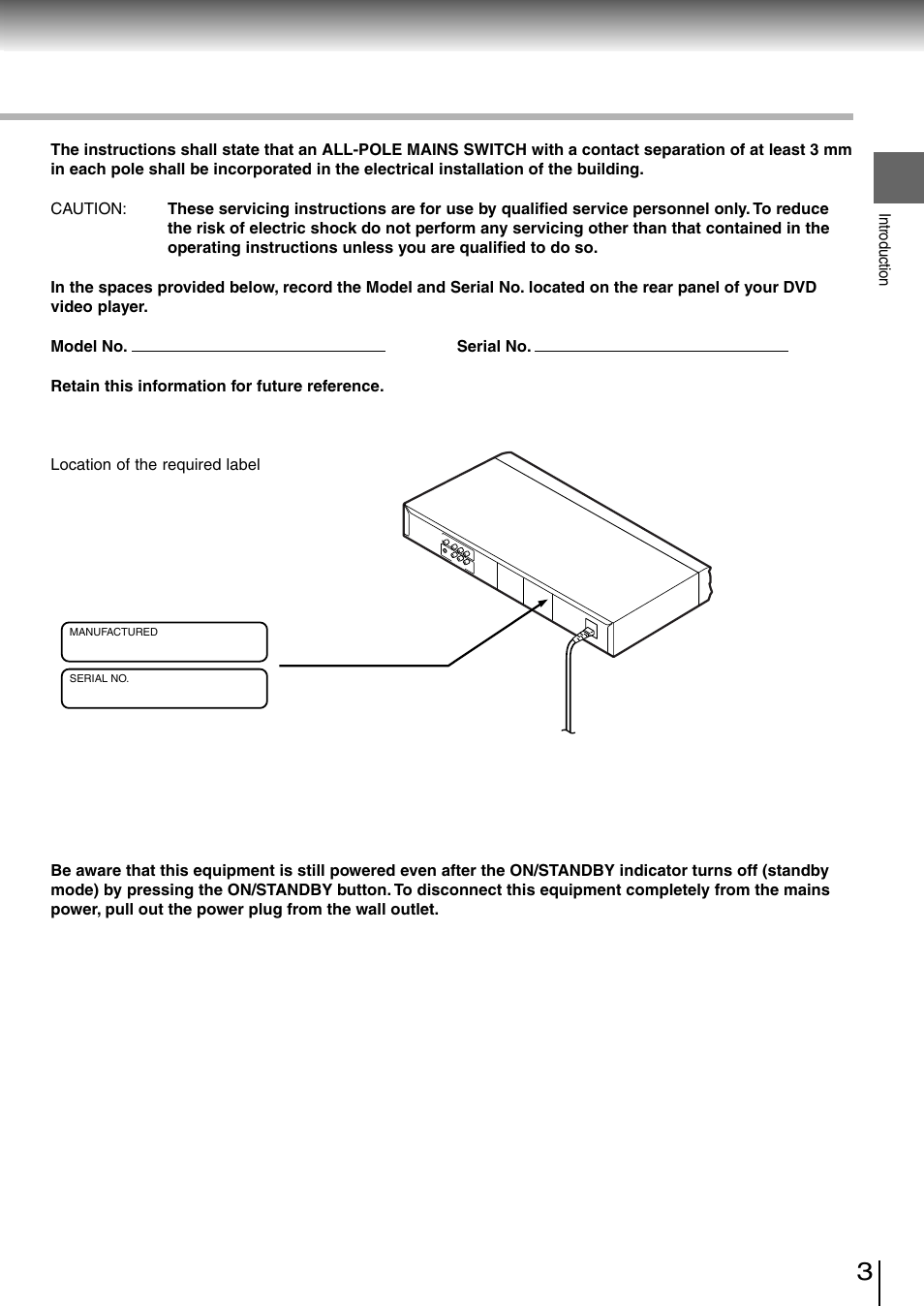 Toshiba SD-3980SC User Manual | Page 3 / 61