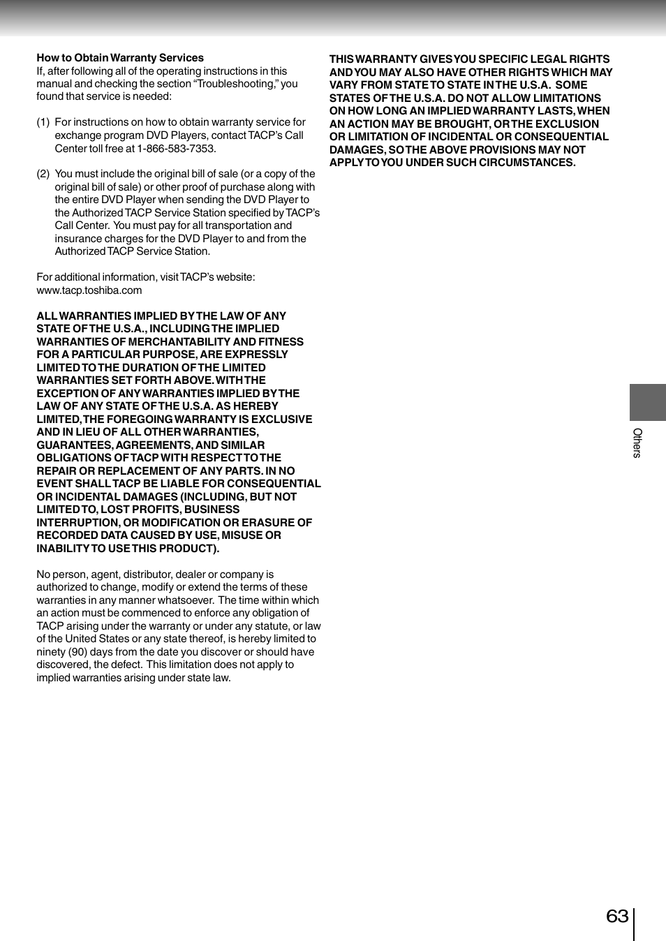 Toshiba SD-3980SC User Manual | Page 60 / 61