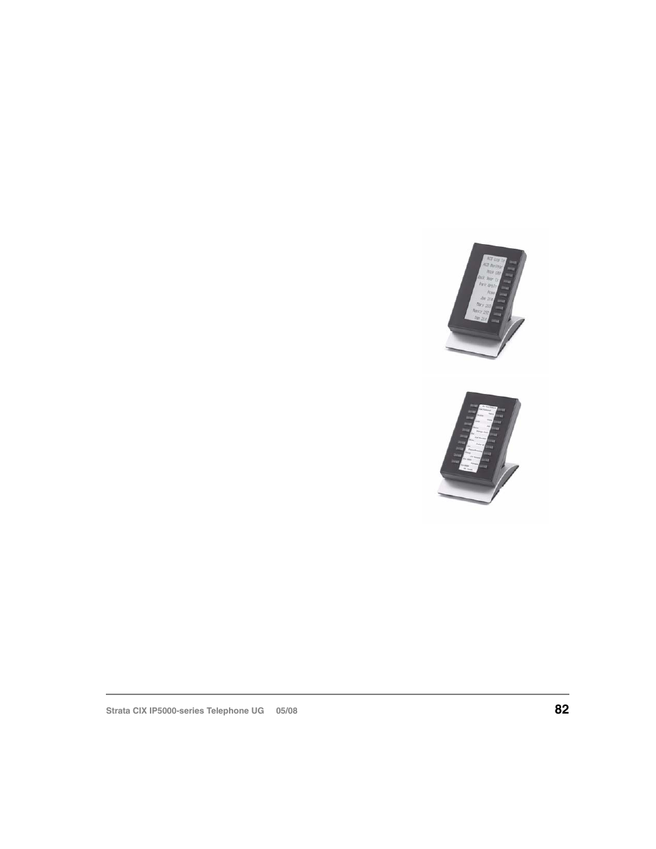 Buttons and leds | Toshiba STRATA IP5000 User Manual | Page 100 / 196