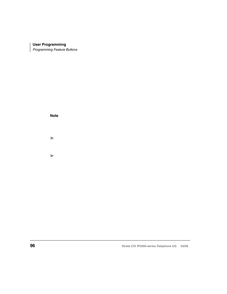 Programming feature buttons, User programming mode, Programmable feature button codes | Programming feature | Toshiba STRATA IP5000 User Manual | Page 114 / 196