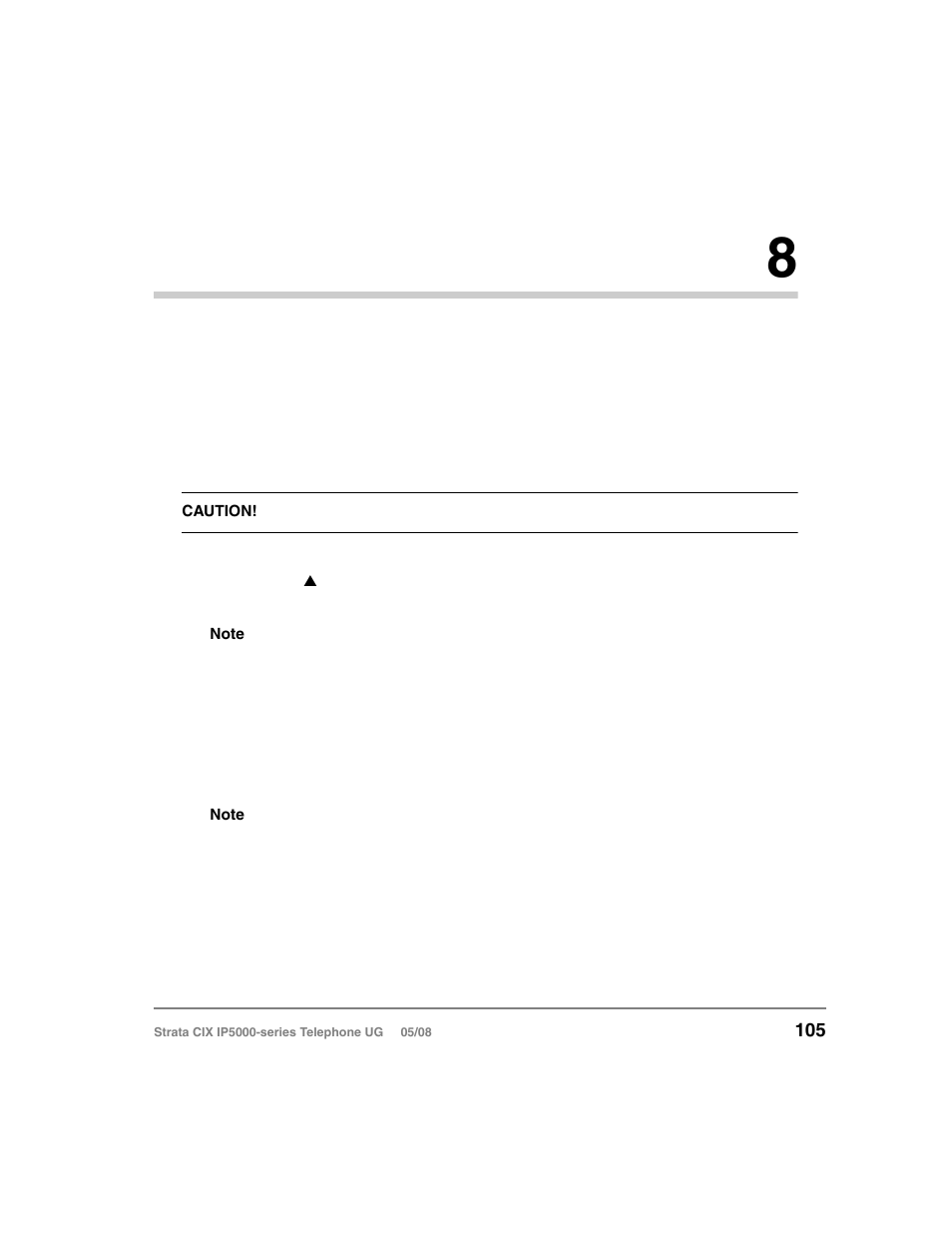 Administrator programming 8, Initializing the ip telephone, Chapter 8 — administrator programming | Chapter 8 – administrator programming, Administrator programming | Toshiba STRATA IP5000 User Manual | Page 123 / 196