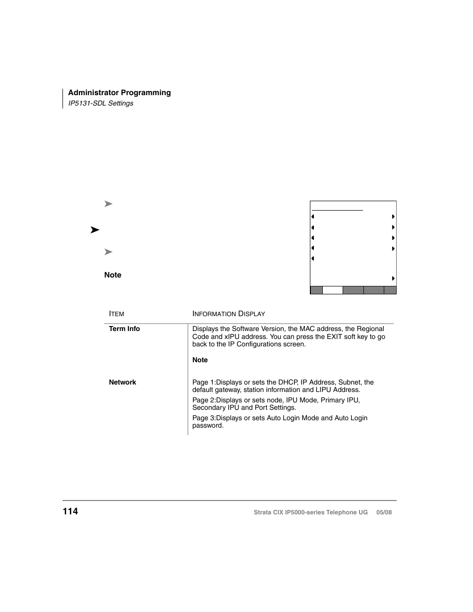 Ip5131-sdl settings, Configurations | Toshiba STRATA IP5000 User Manual | Page 132 / 196