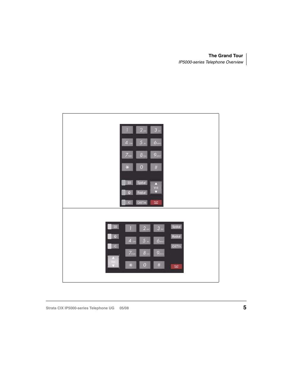 Fixed buttons | Toshiba STRATA IP5000 User Manual | Page 23 / 196