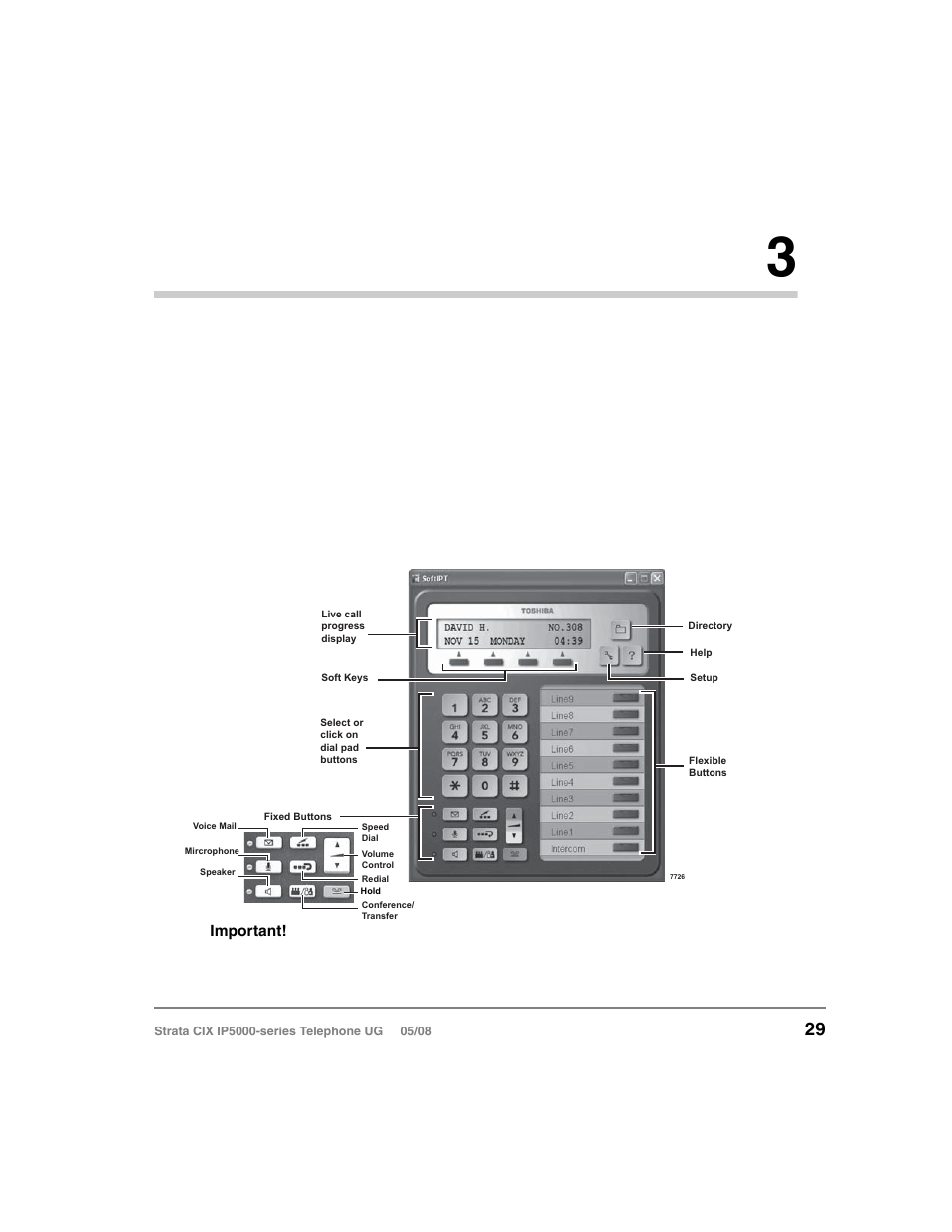 Softipt 3, Chapter 3 — softipt, Softipt | Toshiba STRATA IP5000 User Manual | Page 47 / 196