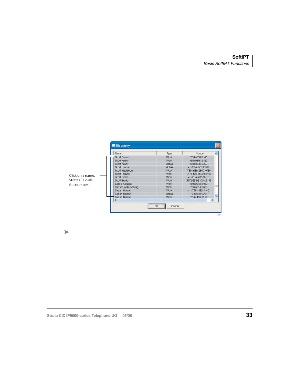 Creating a directory, Using the directory to call, Creating a directory using the directory to call | Toshiba STRATA IP5000 User Manual | Page 51 / 196