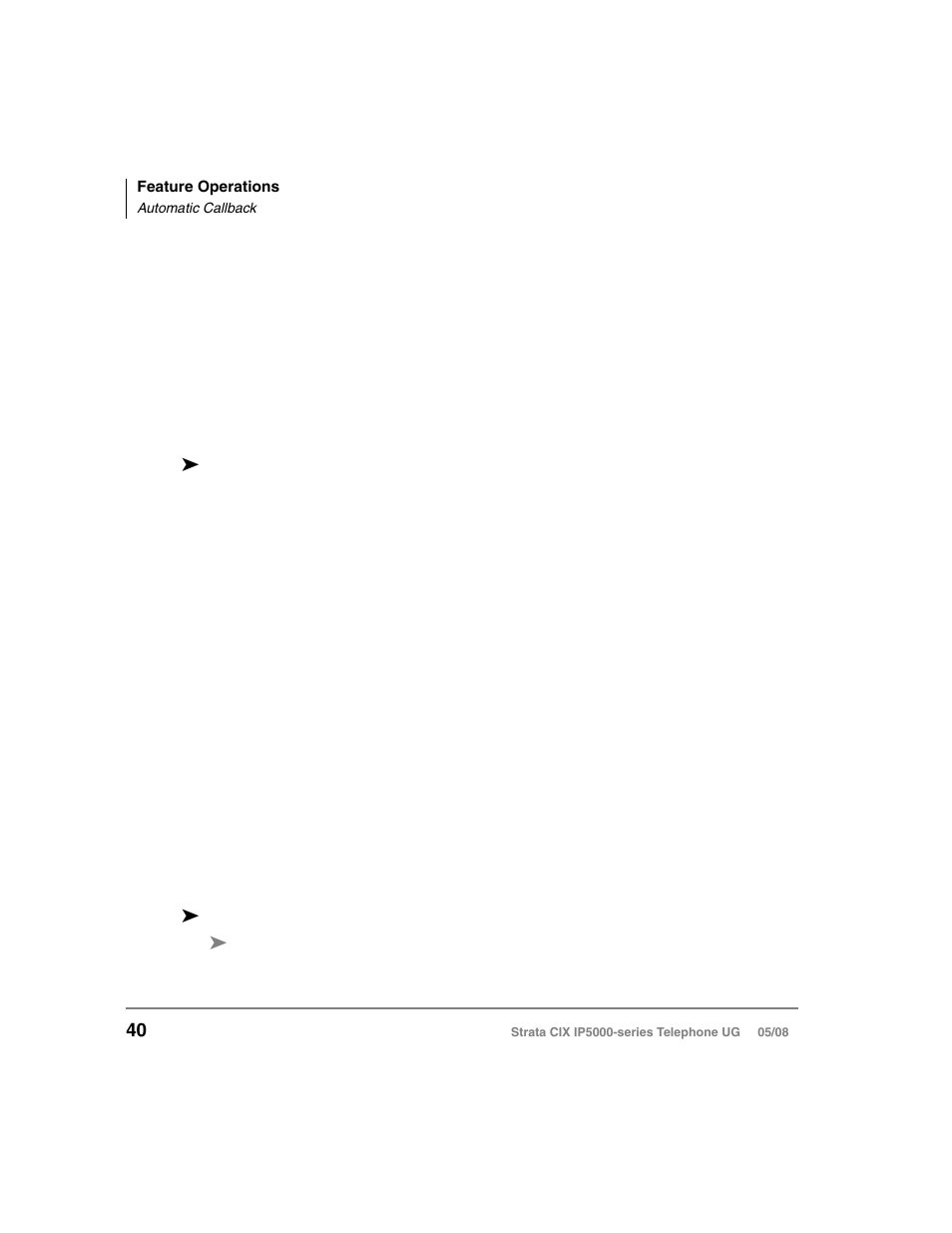 Automatic callback | Toshiba STRATA IP5000 User Manual | Page 58 / 196