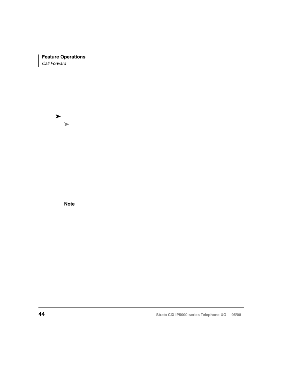 Station call forward procedures | Toshiba STRATA IP5000 User Manual | Page 62 / 196