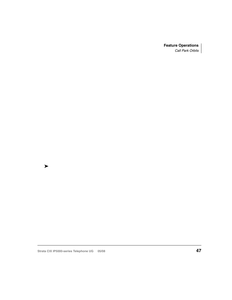 Call park orbits | Toshiba STRATA IP5000 User Manual | Page 65 / 196