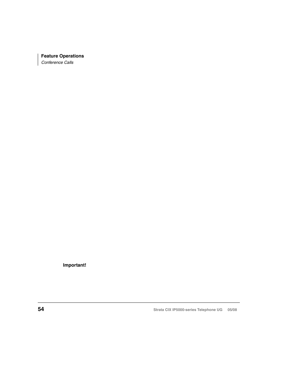 Supervising a tandem call, Conference add/split/join/drop | Toshiba STRATA IP5000 User Manual | Page 72 / 196