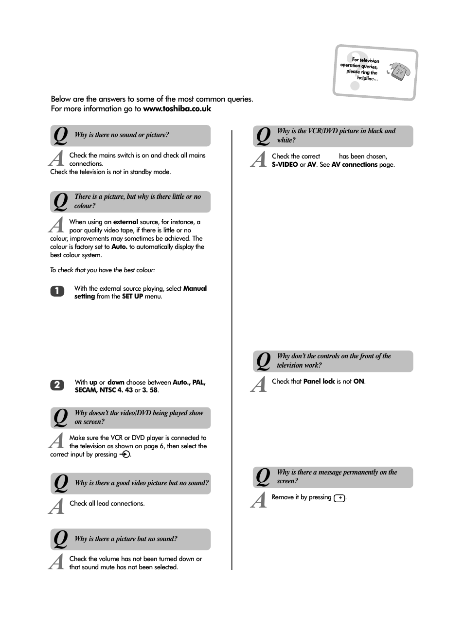 Toshiba WL66 User Manual | Page 26 / 28