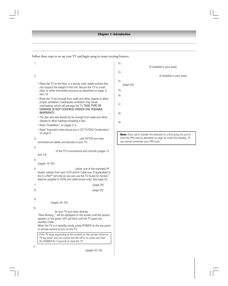 Toshiba 27HLV95 User Manual | Page 11 / 102