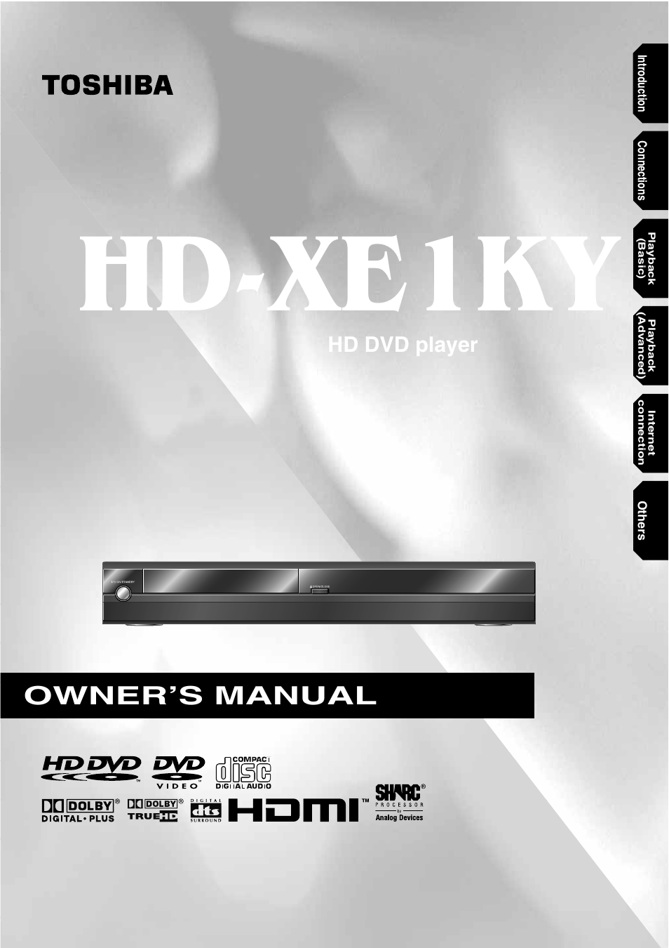 Toshiba HD-XE1KY User Manual | 76 pages