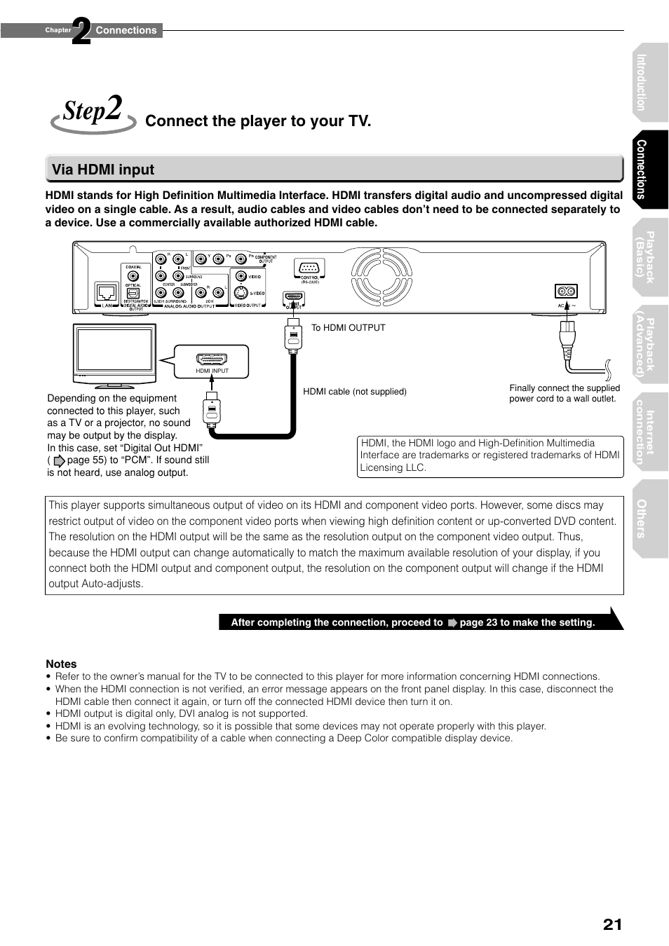 Step | Toshiba HD-XE1KY User Manual | Page 21 / 76