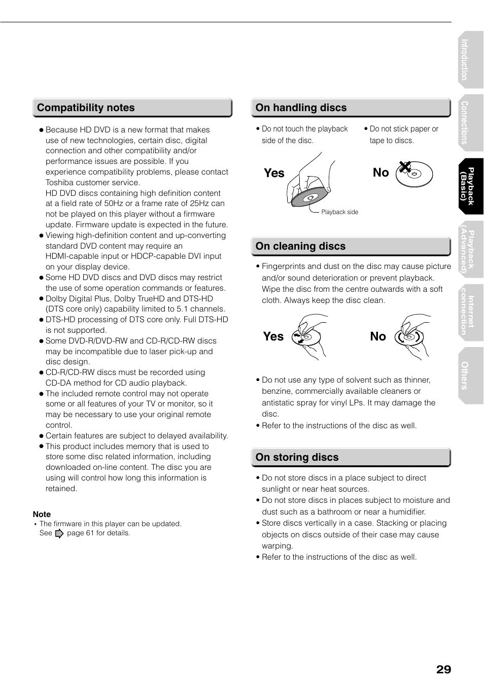 O 9es, Yes .o | Toshiba HD-XE1KY User Manual | Page 29 / 76