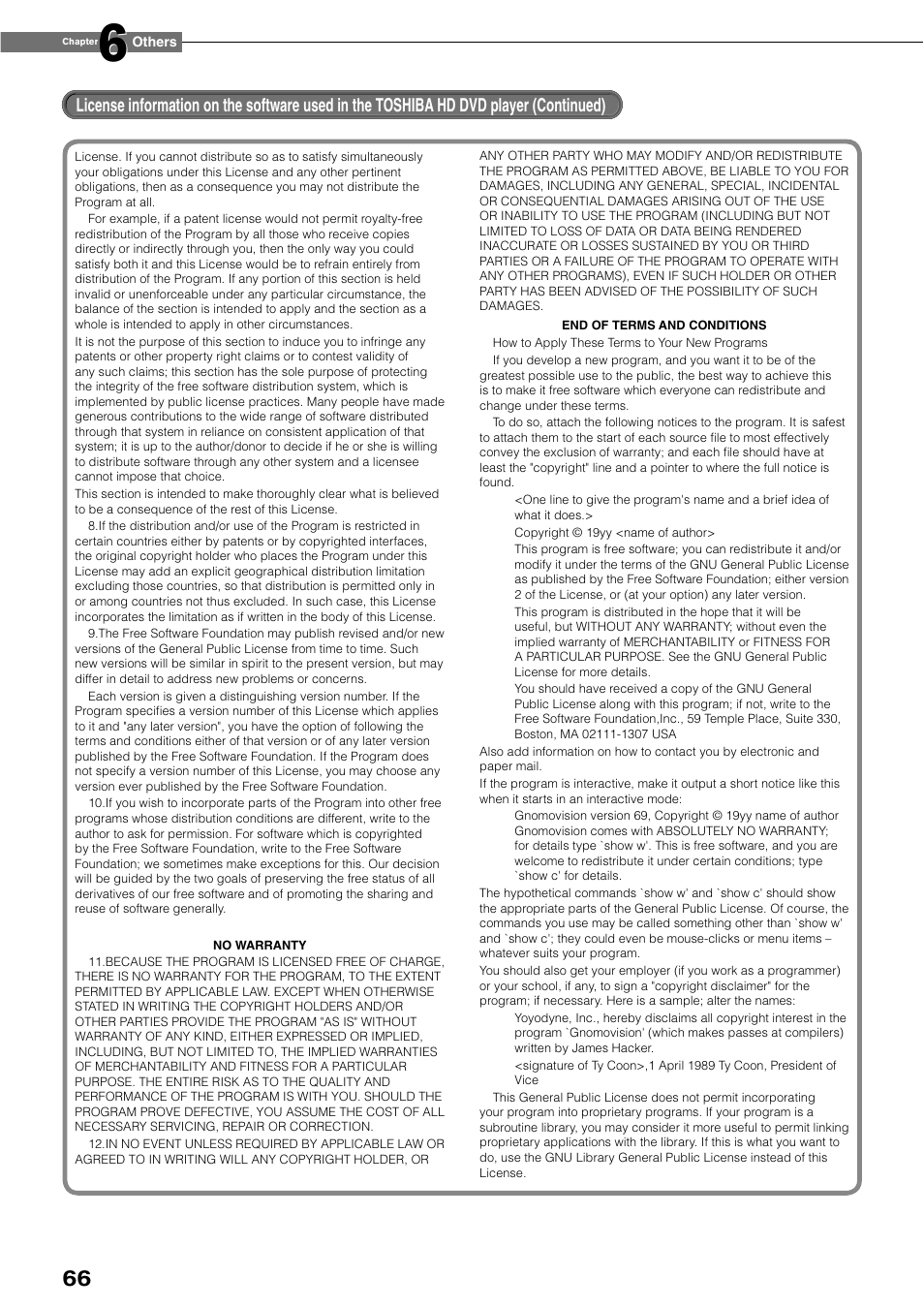 Toshiba HD-XE1KY User Manual | Page 66 / 76