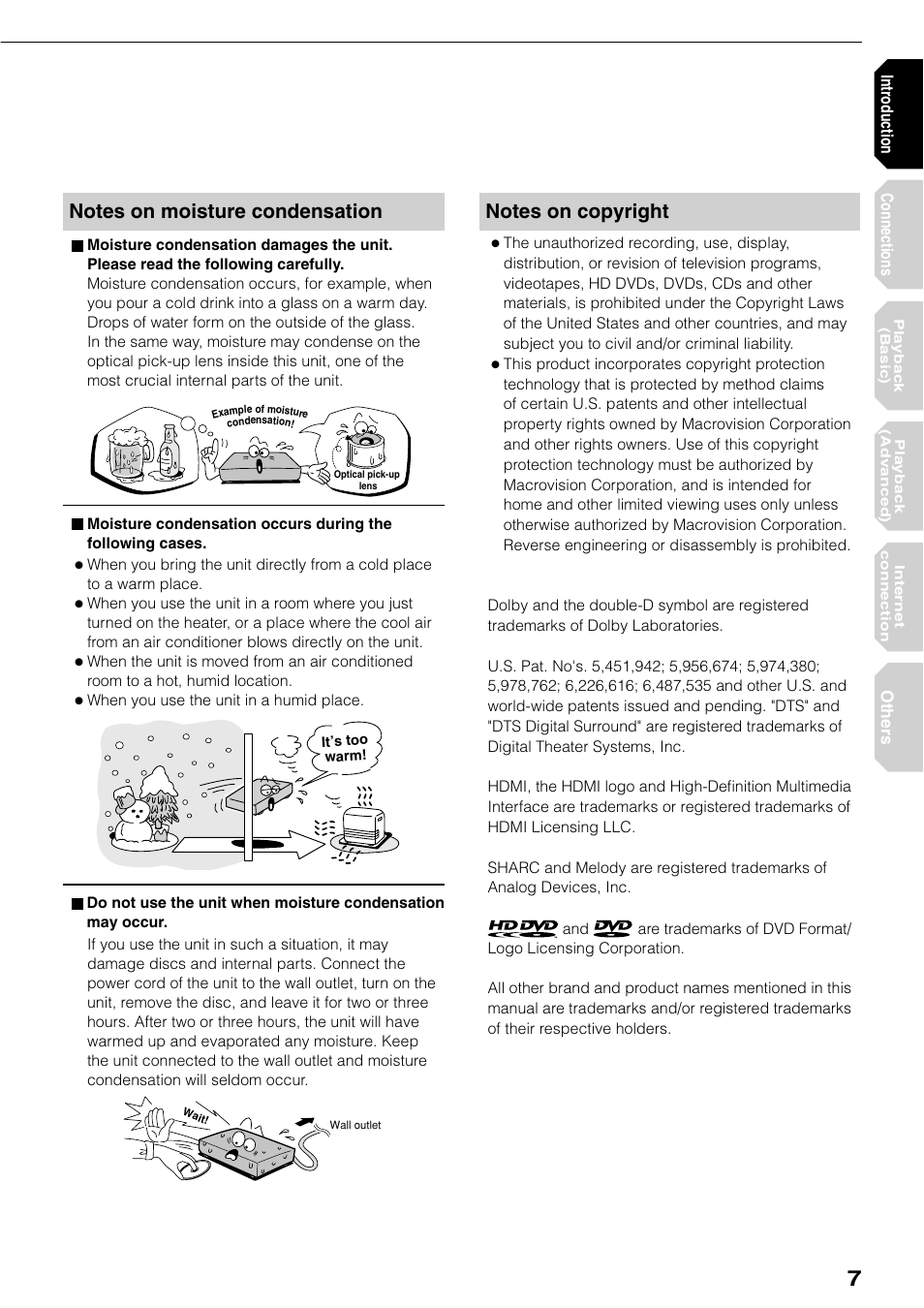 Toshiba HD-XE1KY User Manual | Page 7 / 76