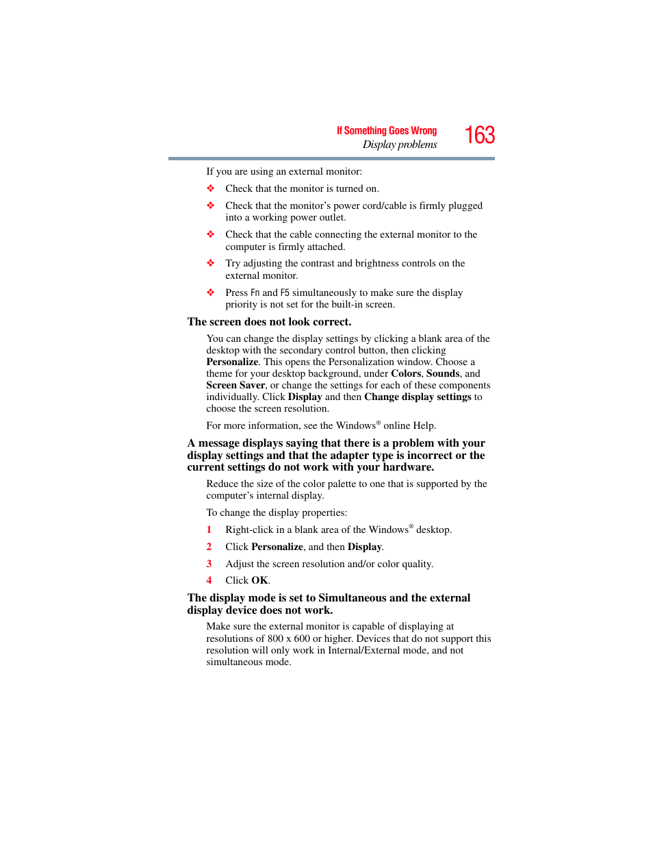 Toshiba Toshubia Tecra R940 User Manual | Page 163 / 216