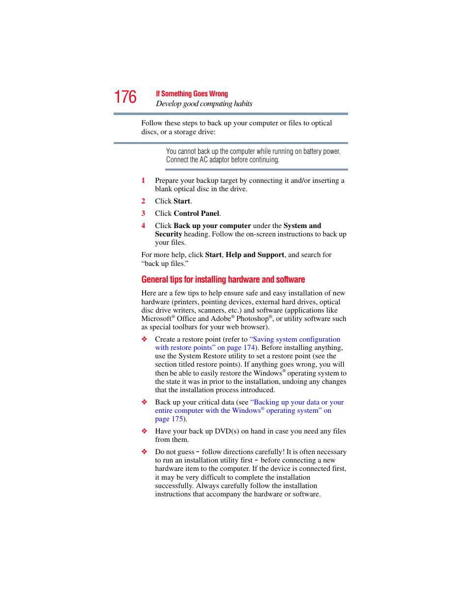 Toshiba Toshubia Tecra R940 User Manual | Page 176 / 216