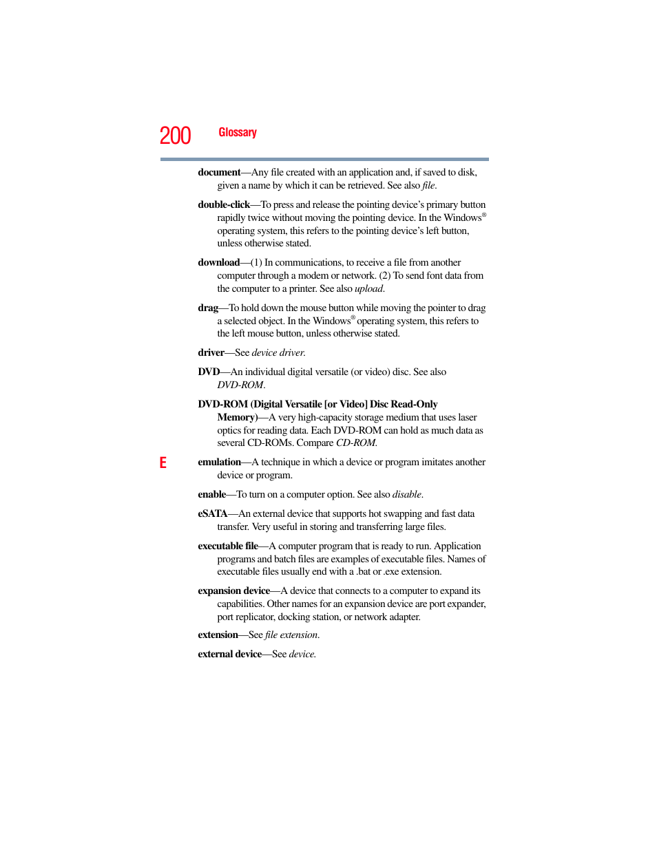 Toshiba Toshubia Tecra R940 User Manual | Page 200 / 216