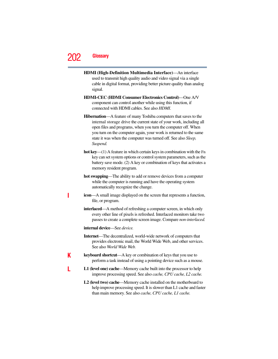 Toshiba Toshubia Tecra R940 User Manual | Page 202 / 216