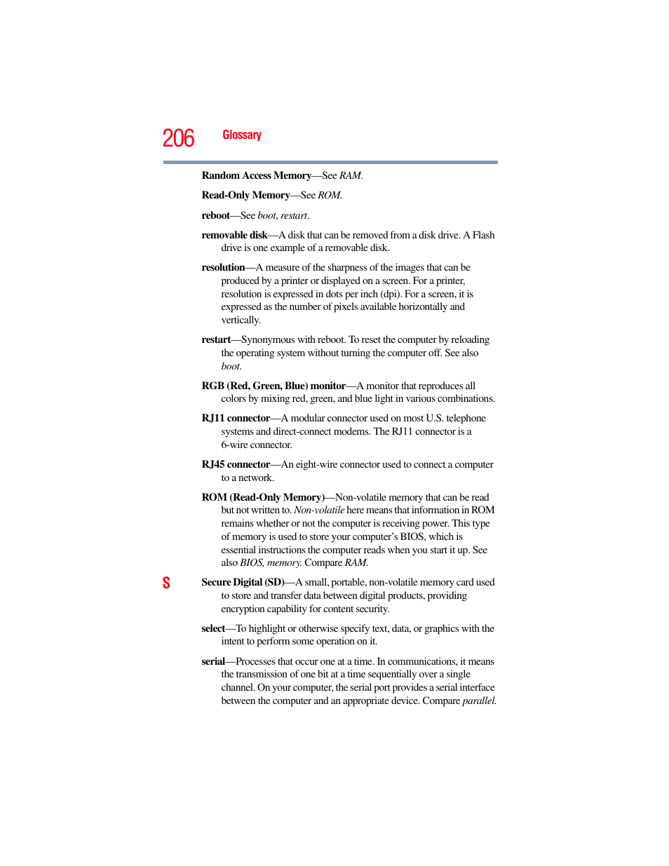 Toshiba Toshubia Tecra R940 User Manual | Page 206 / 216