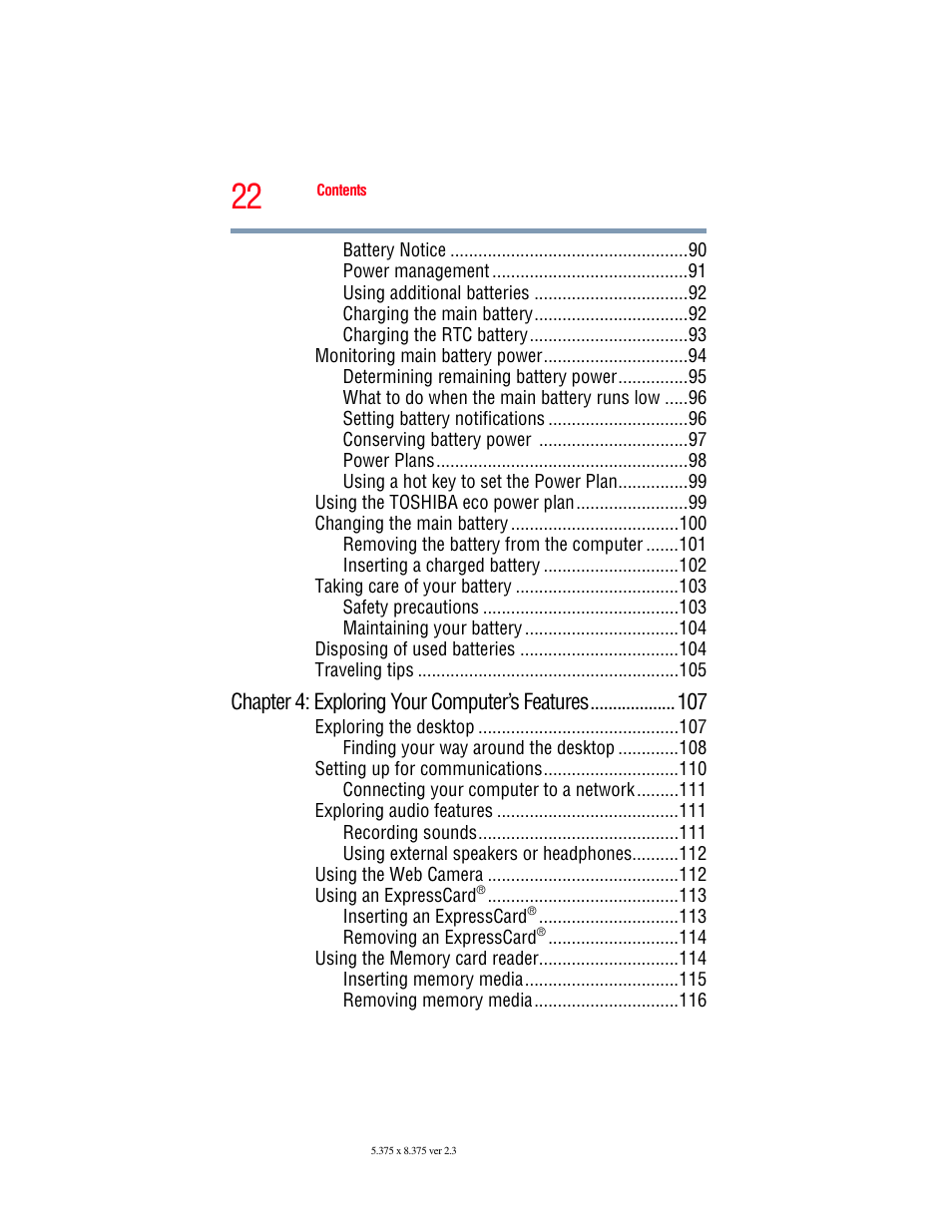 Toshiba Toshubia Tecra R940 User Manual | Page 22 / 216