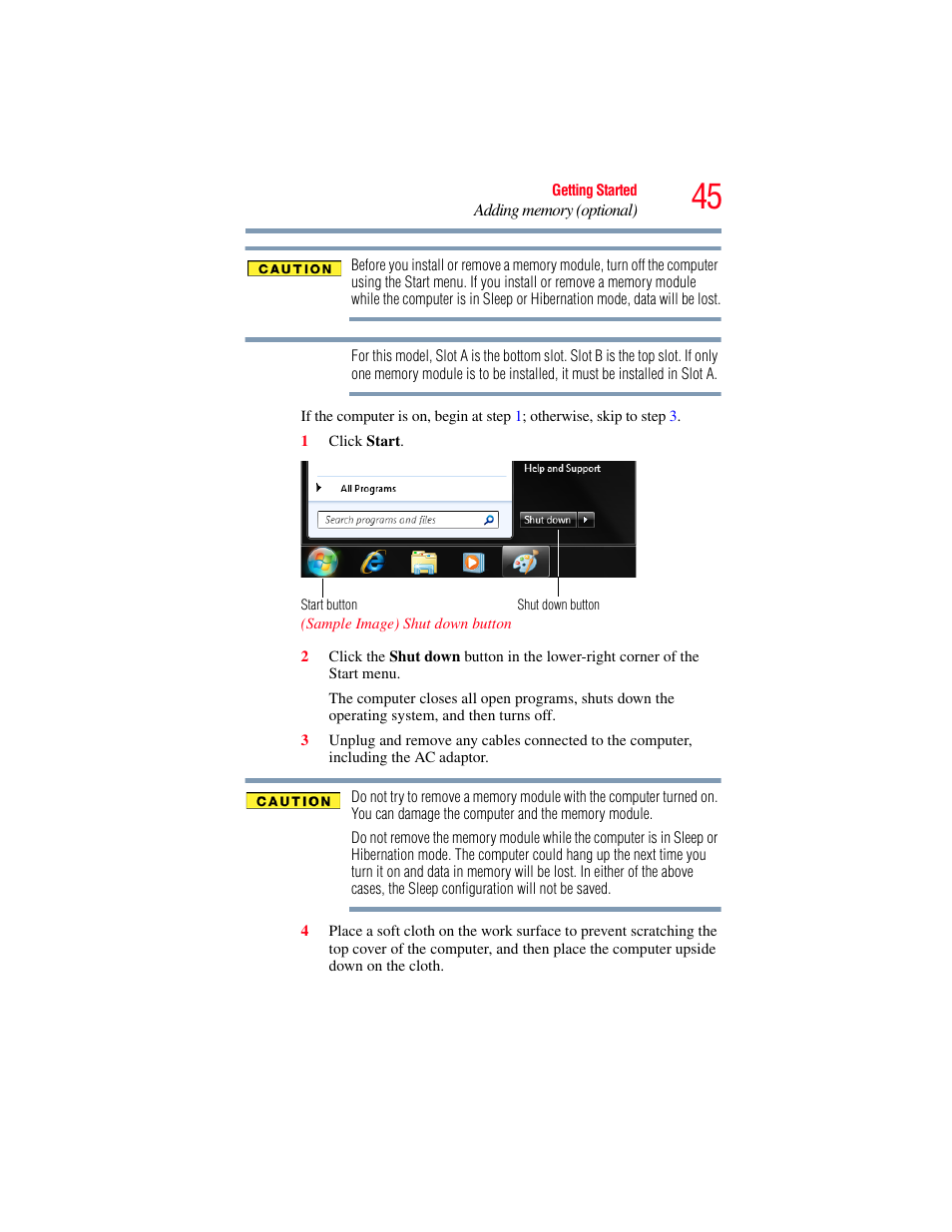 Toshiba Toshubia Tecra R940 User Manual | Page 45 / 216